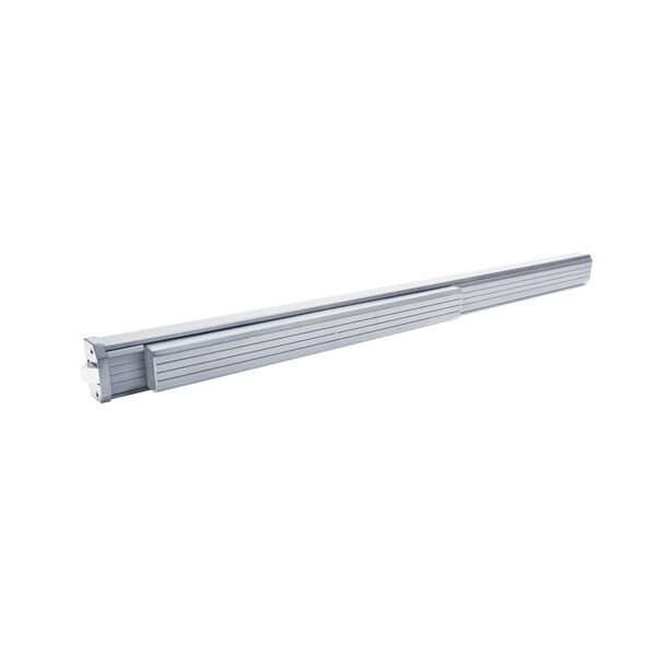Satin Aluminum 1295 Series Push Pad Rim Exit Device